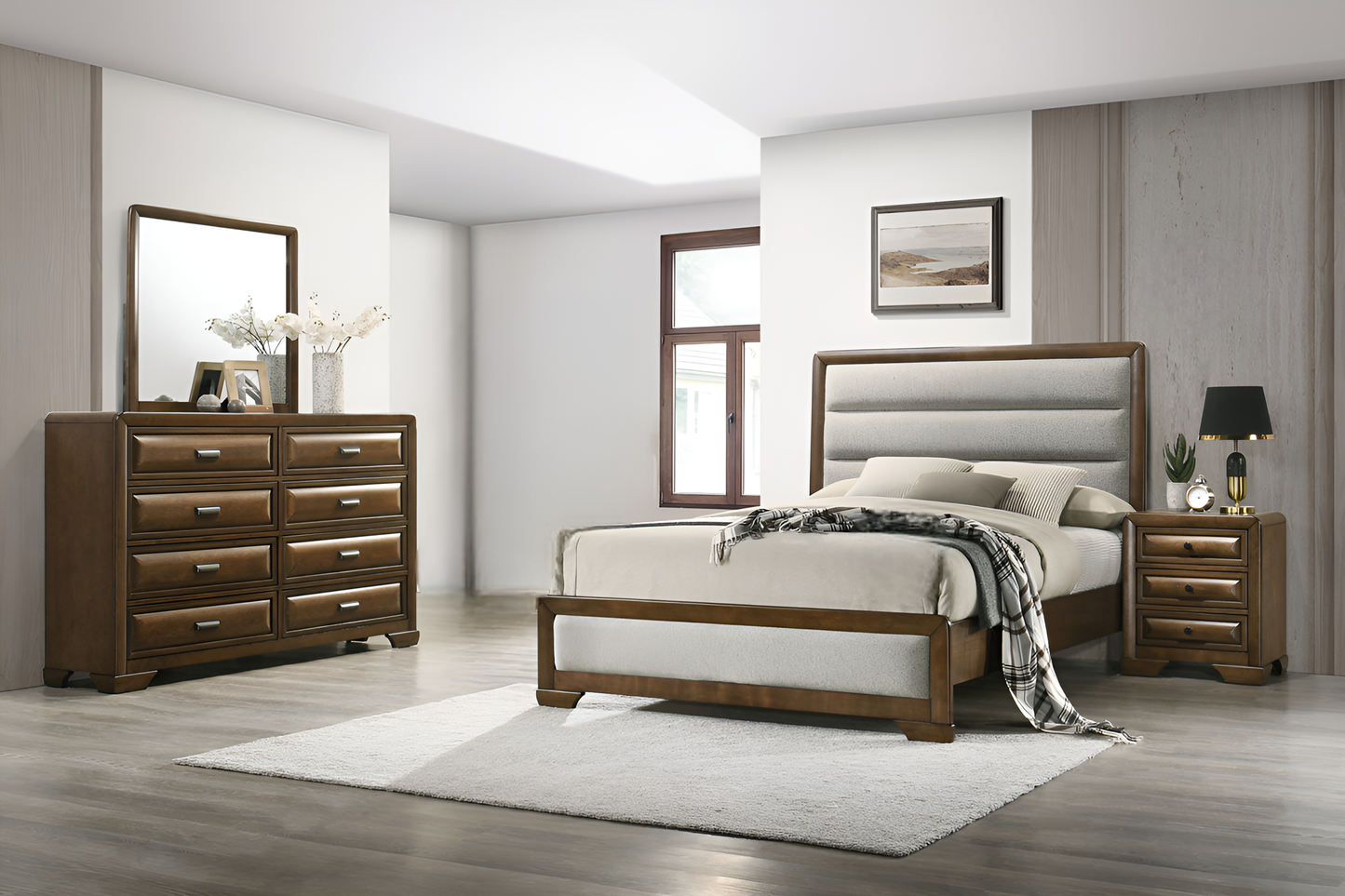 Caerwys 4PC Queen Bedroom Set