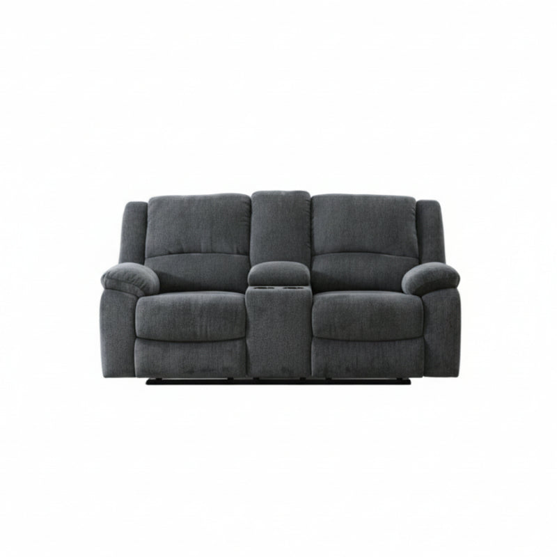 Bundle: Blake Queen Bedroom Set + Lawrence Motion Sofa & Love Seat by Best Home - Blue