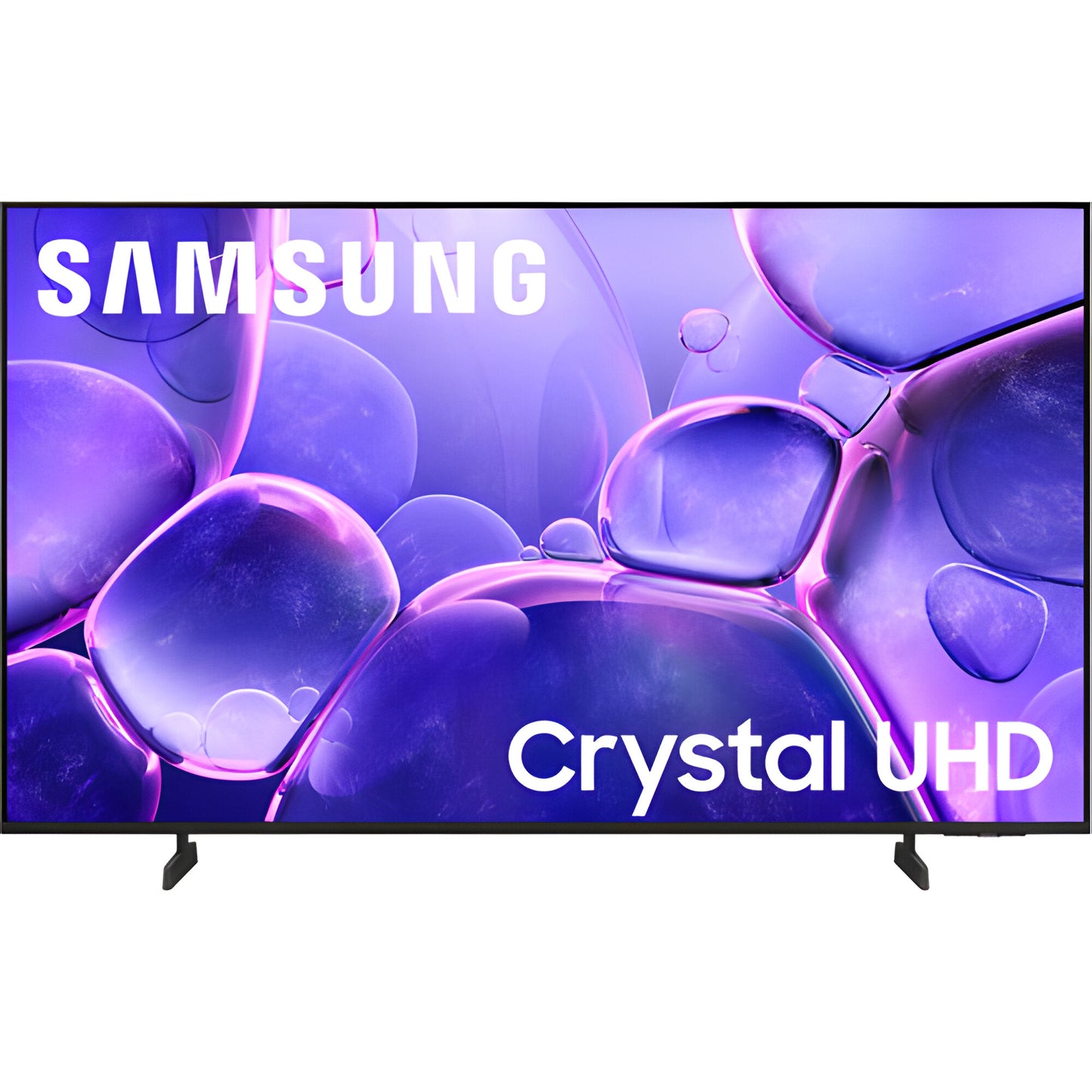 Bundle: Samsung 65" Class U8000F LED Crystal UHD 4K Smart Tizen TV + Lawrence Motion Sofa and Loveseat by Best Home - Blue