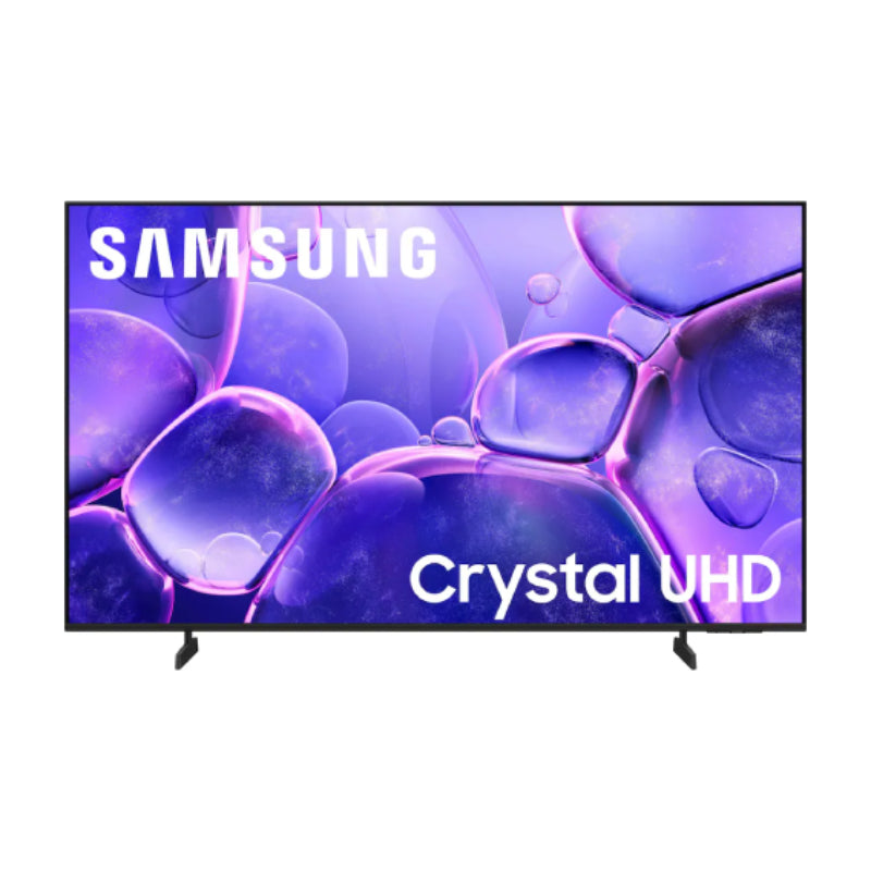 Bundle: Samsung 65" Class U8000F LED Crystal UHD 4K Smart Tizen TV + Lawrence Motion Sofa and Loveseat by Best Home - Blue