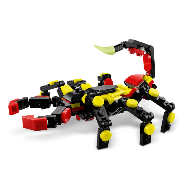 LEGO Creator 3-in-1 Wild Animals Surprising Spider Building Toy Set (153-Pieces)