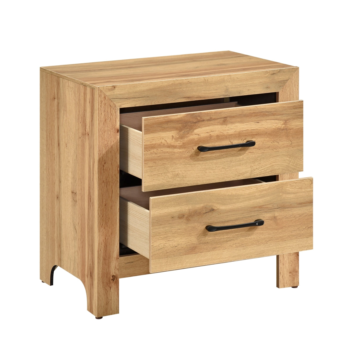 Corbin 24" Night Stand with 2 Dovetail Drawers by Homelegance - Brown