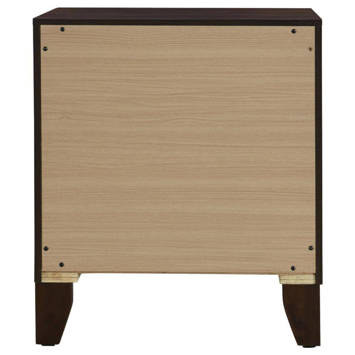 Welsley 21.75" Nightstand Bedside Table with 2-Drawer by Coaster - Brown