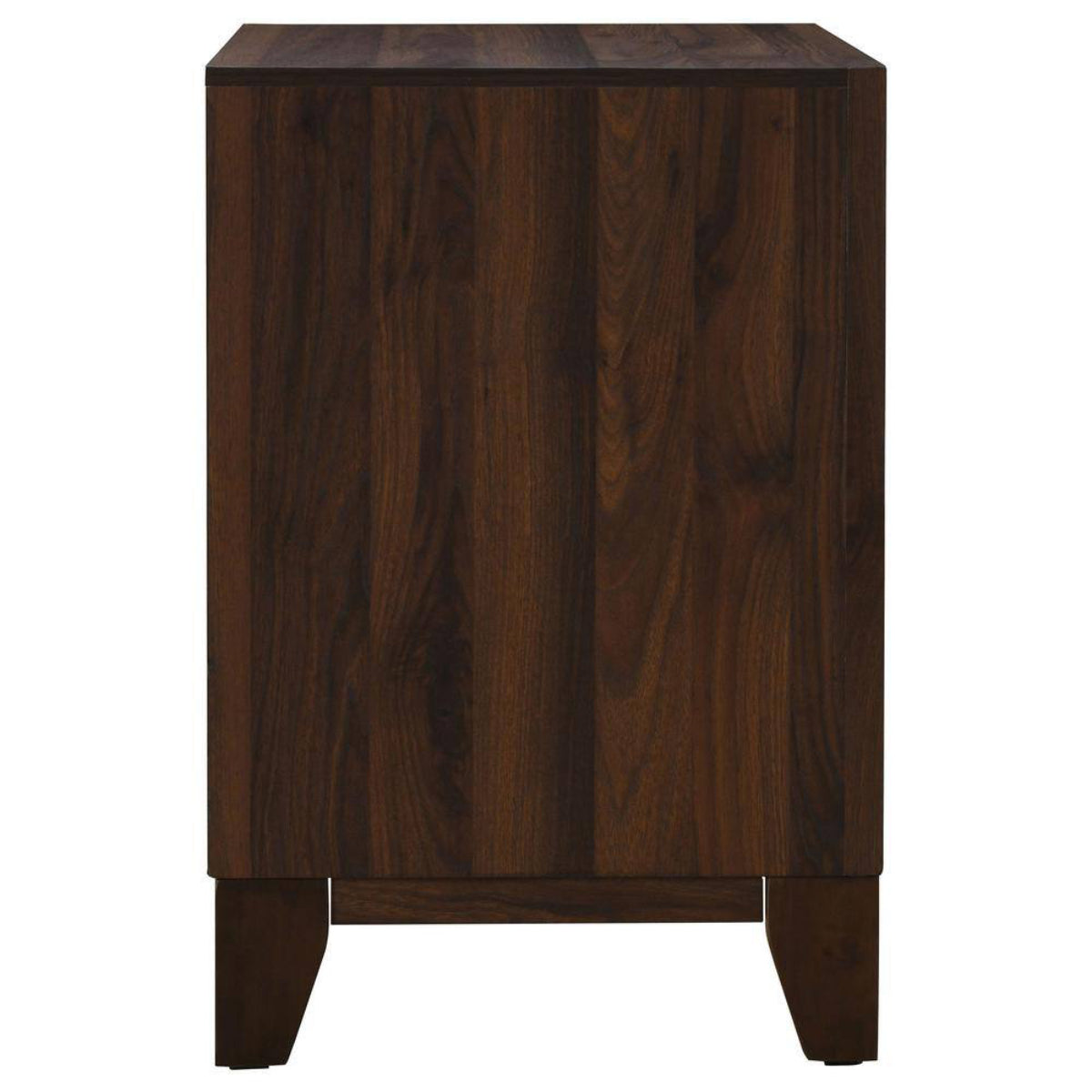 Welsley 21.75" Nightstand Bedside Table with 2-Drawer by Coaster - Brown