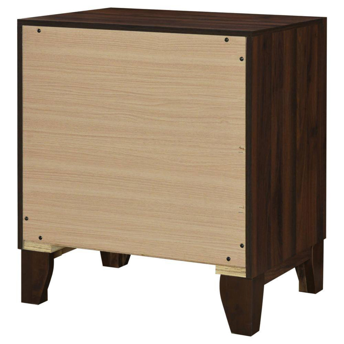 Welsley 21.75" Nightstand Bedside Table with 2-Drawer by Coaster - Brown