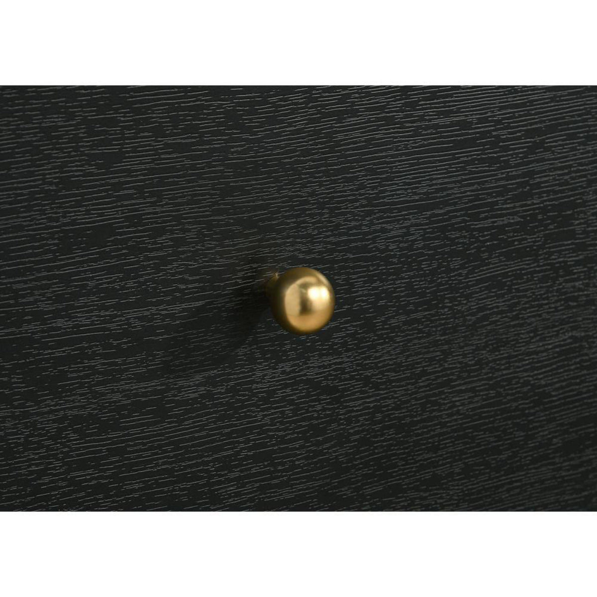 Cavelle 21.75" Nightstand Bedside Table with 2-Drawer by Coaster - Black