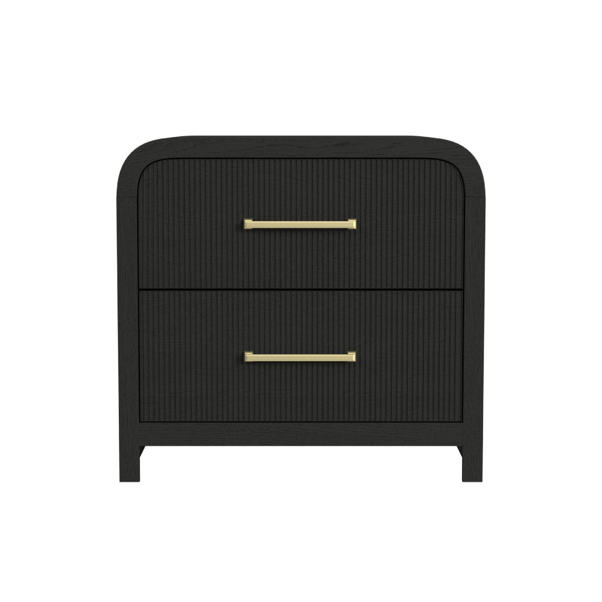 Melbourine Queen Size (4-Piece) Bedroom Set by Elements - Black