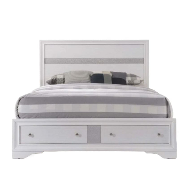 Alfred Queen Bed by Best Home - White