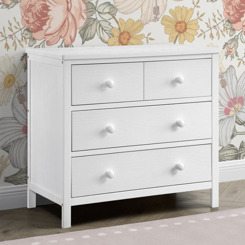 Sweet Beginnings 36.5" Dresser with 3 Drawers by Delta Children - White