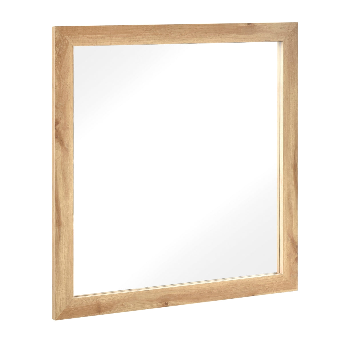 Corbin 39.5" Square Mirror - Brown