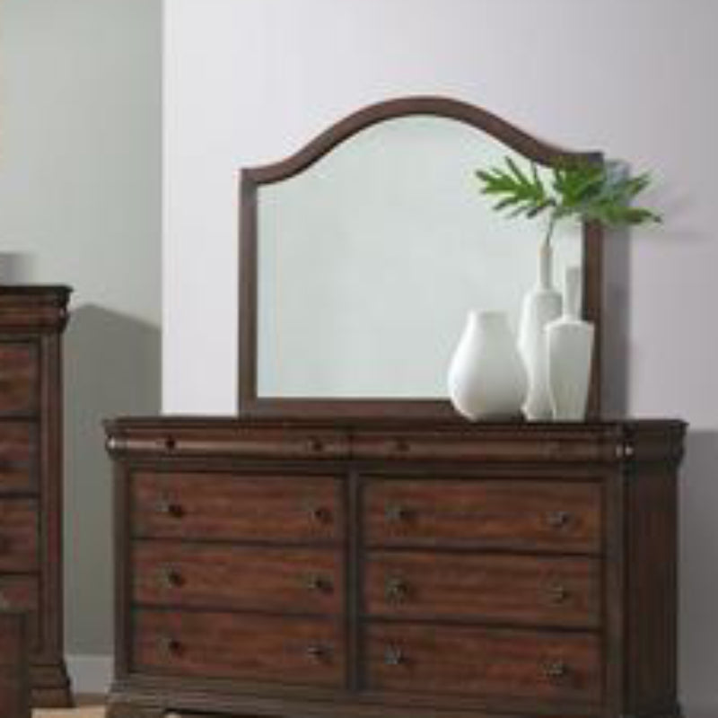 Phillipe 47" x 40" Mirror by Elements - Brown