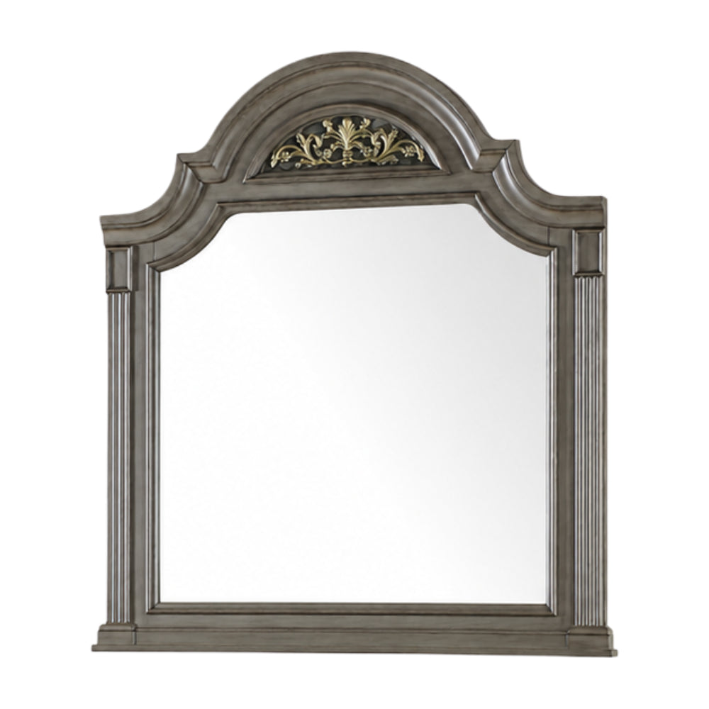 Syracuse Mirror by Furniture of America - Gray