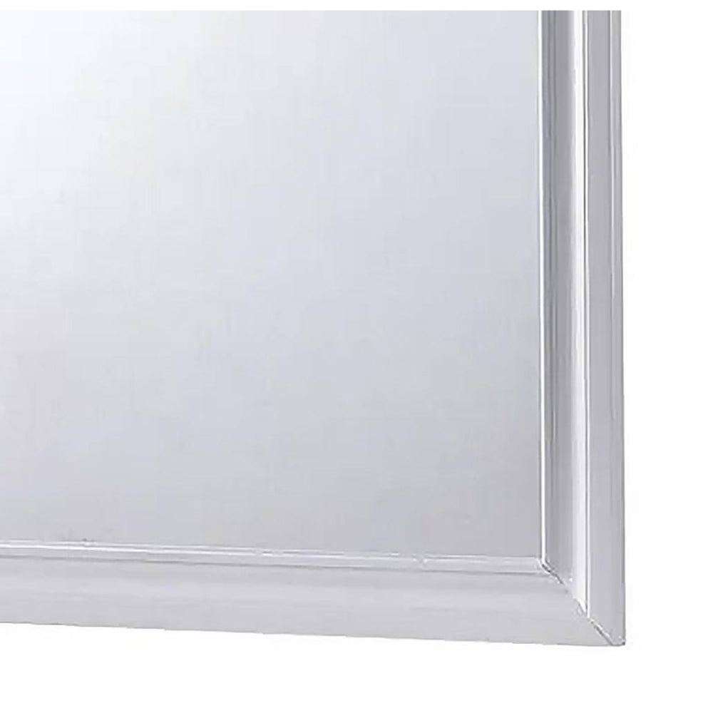 Espejo Chrissy de 46" de Furniture of America, color blanco