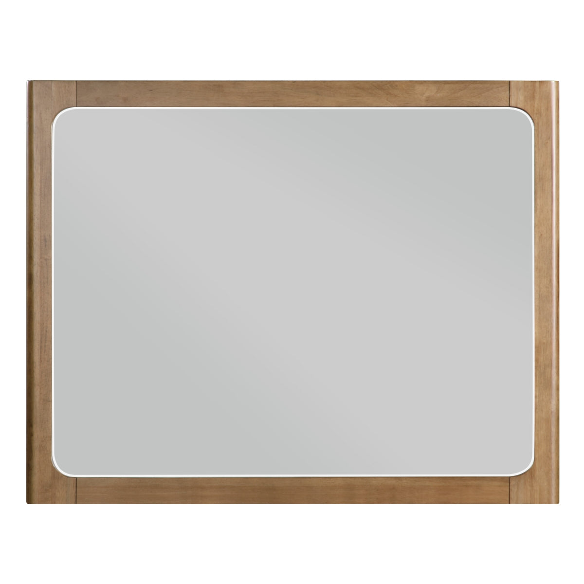 Hudson 48" x 38" Rectangular Mirror by Homelegance - Brown