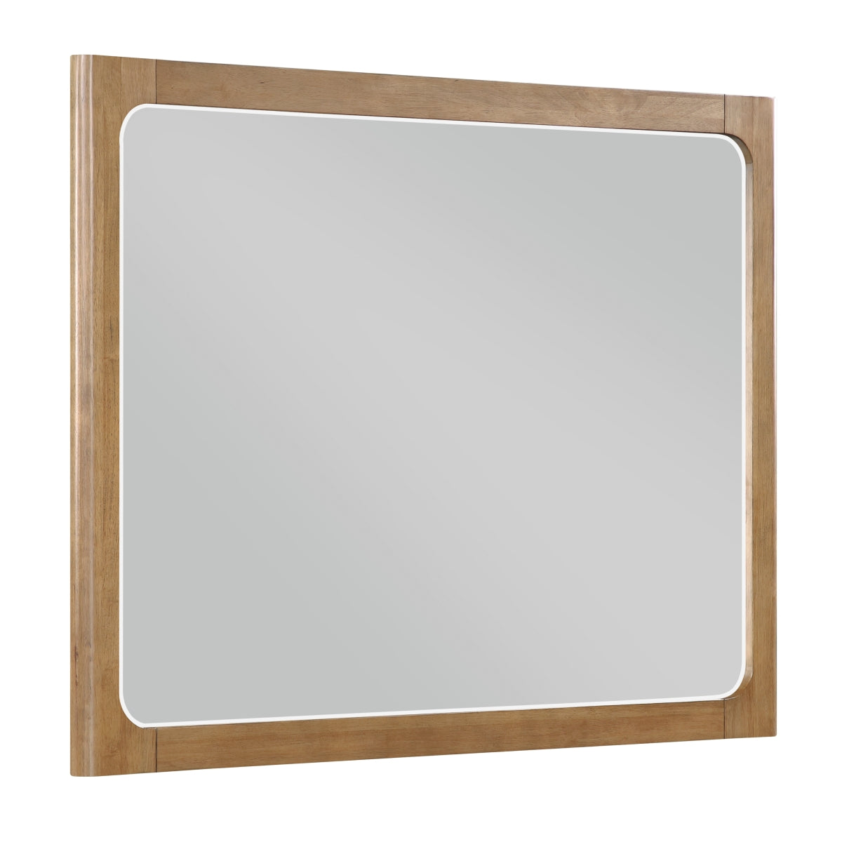 Hudson 48" x 38" Rectangular Mirror by Homelegance - Brown