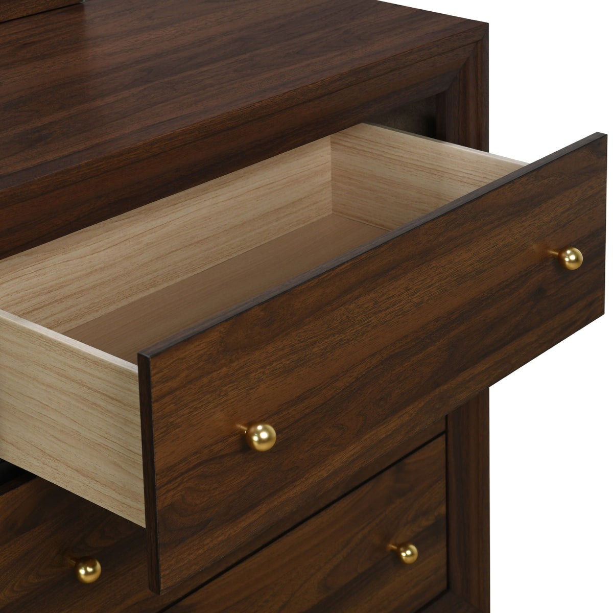 Welsley 58.5" Dresser Cabinet with 6-Drawer by Coaster - Brown