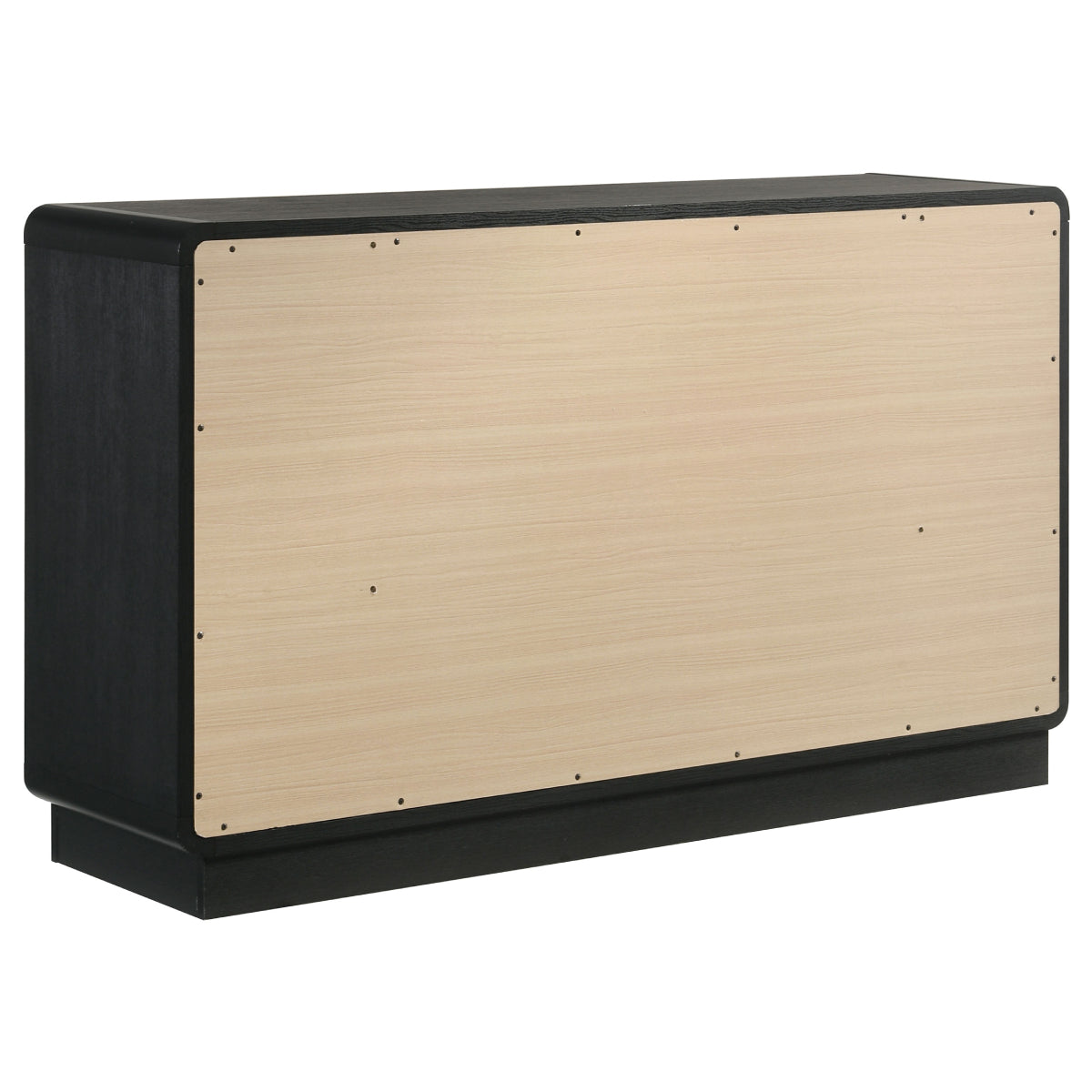 Cavelle 58.5" Dresser Cabinet with 6-Drawer by Coaster - Black