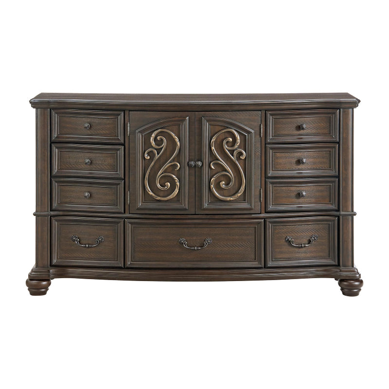 Brunswick 66" Dresser with 7 Drawers by Elements - Brown