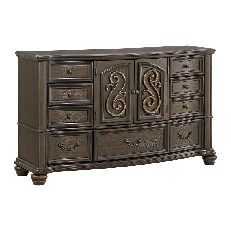 Brunswick 66" Dresser with 7 Drawers by Elements - Brown