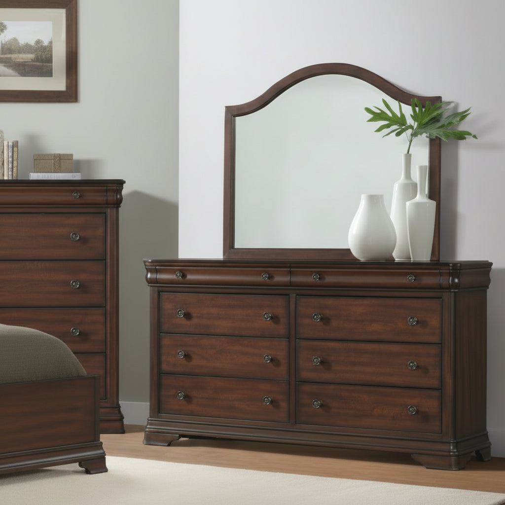 Phillipe 68" Dresser with 8 Drawers by Elements - Brown