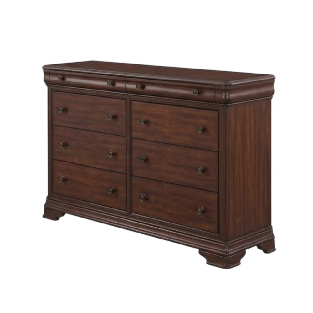Phillipe 68" Dresser with 8 Drawers by Elements - Brown