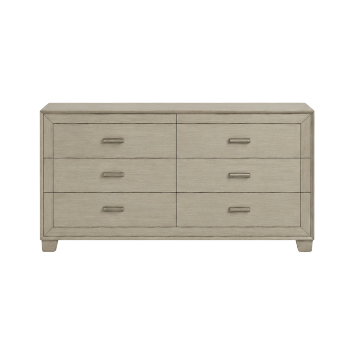 Odesa 35.9" Dresser with 6 Drawers by Lifestyle - Gray