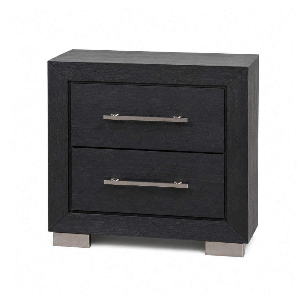 Ashbourne Queen Size (4-Piece) Bedroom Set by Furniture of America - Black