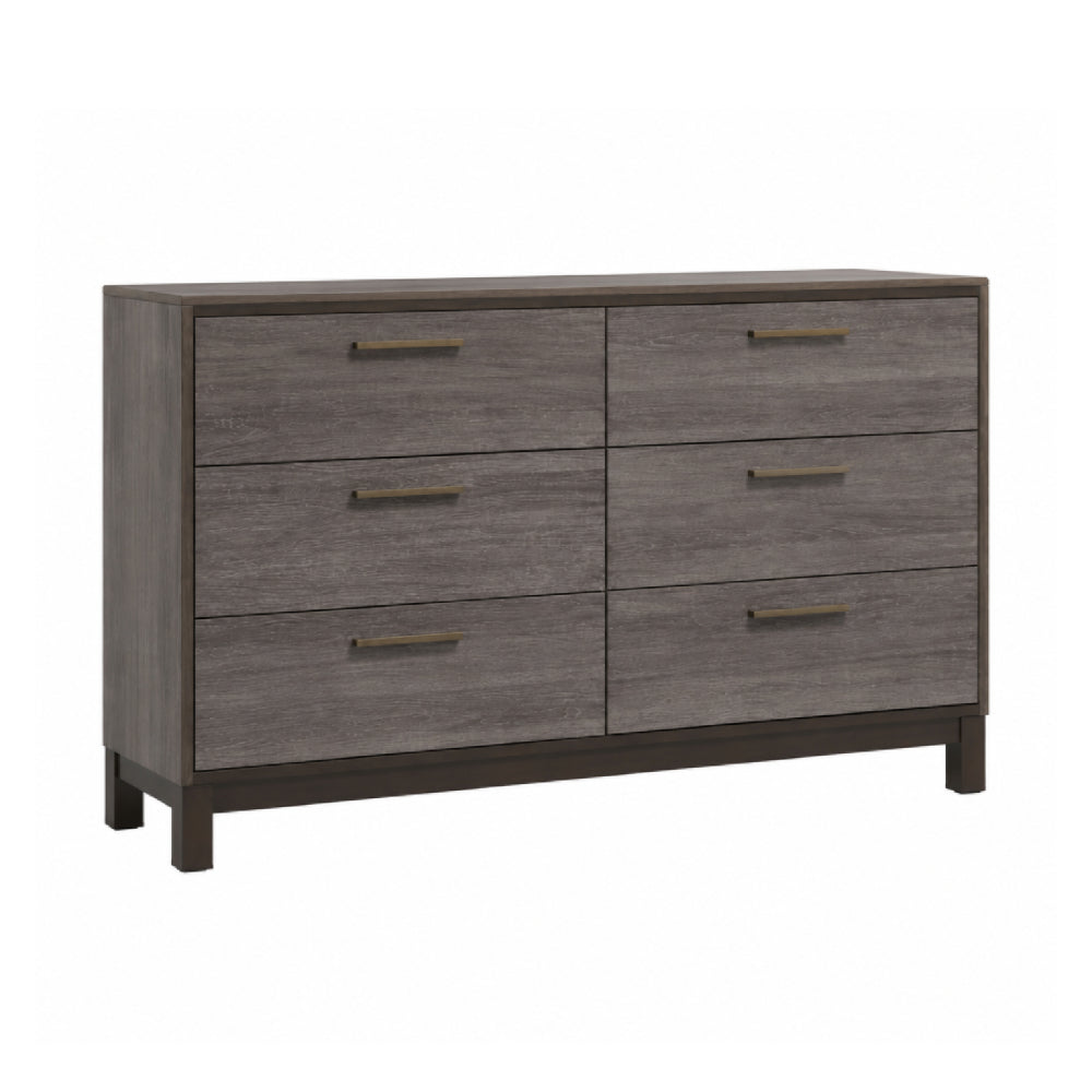 Bundle: Blake (4-Piece) Bedroom Set by Best Home - Brown + COSMO Sydney Queen Adjustable Bed by Best Home + SilverRest Topaz Plush Mattress