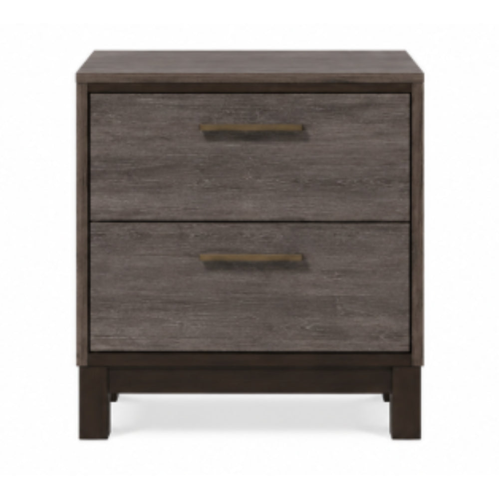 Bundle: Blake (4-Piece) Bedroom Set by Best Home - Brown + COSMO Sydney Queen Adjustable Bed by Best Home + SilverRest Topaz Plush Mattress
