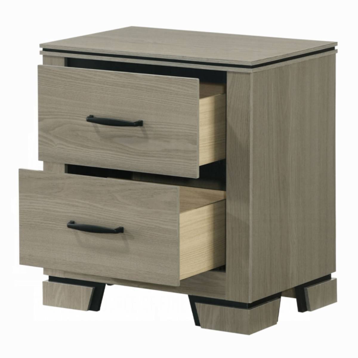 Joanna Bedroom Set (4-Piece) by Acme Furniture - Gray