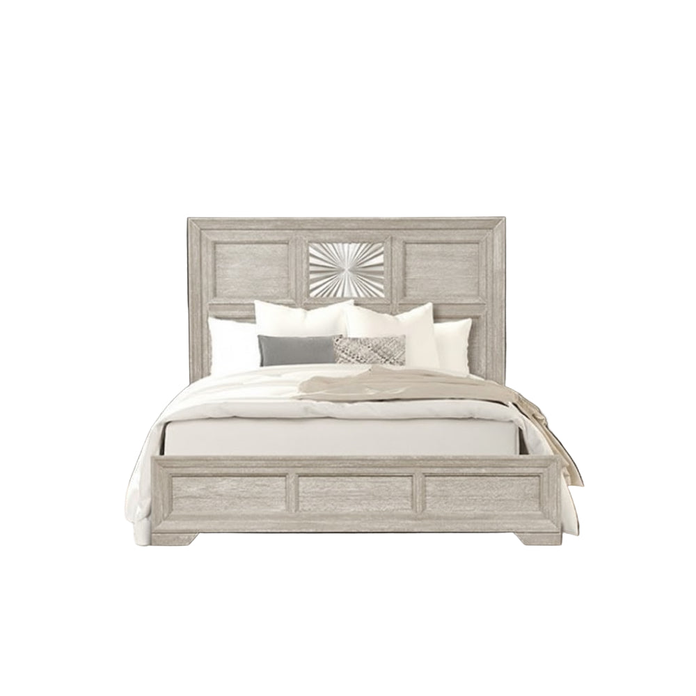 Argenthart King Bed by Furniture of America - Gray