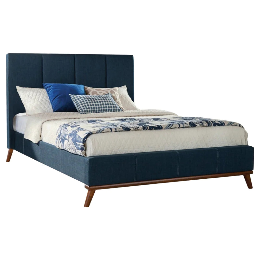 Charity Blue King Bed