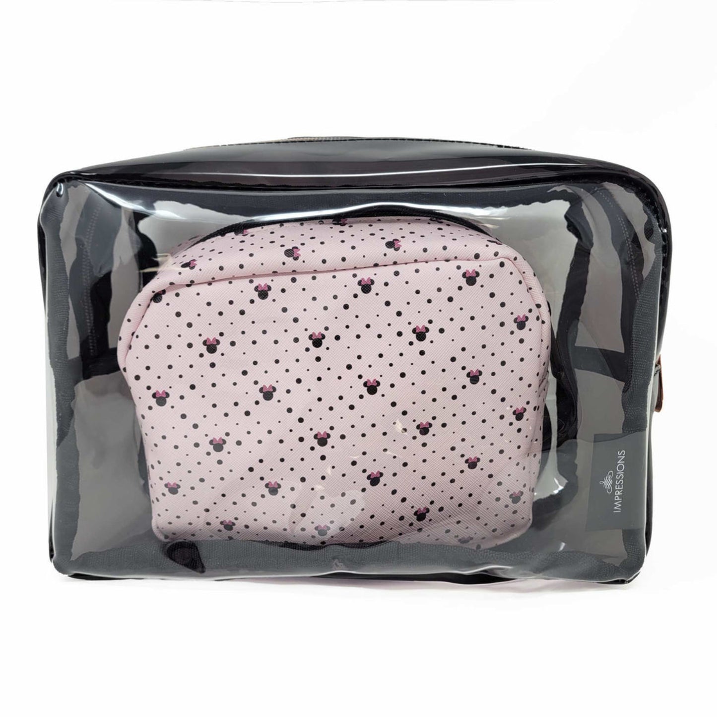 Impressions Minnie Mouse Clutch Set - Black/Pink