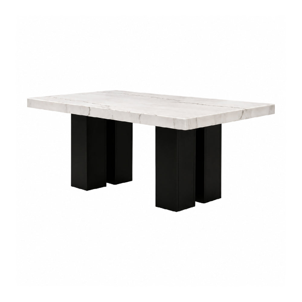 Finley (7-Piece) Dining Table Set by Best Home - Black/White