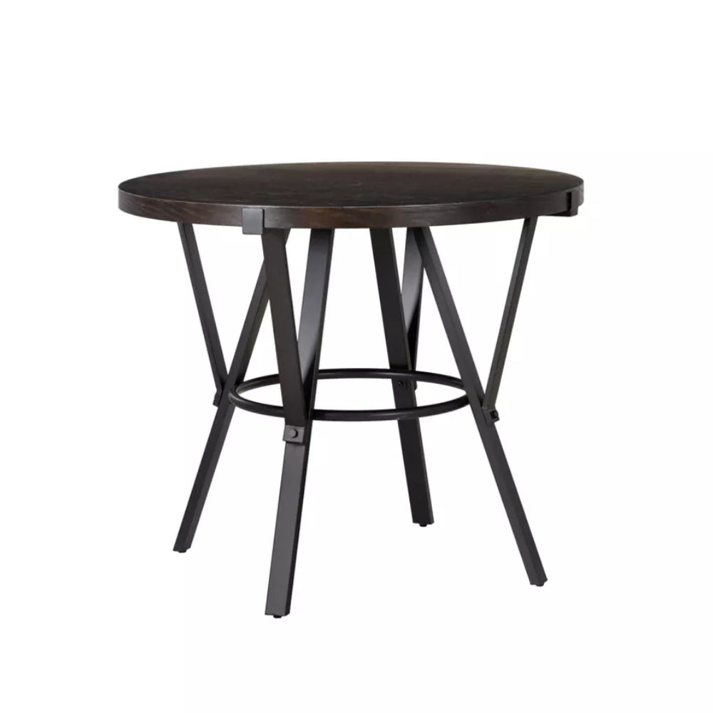 Lisbon (5-Piece) Dining Table Set by Powell - Black/Brown