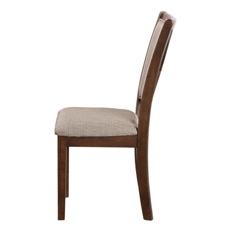 Carmel Round Dining Table with 4 Chairs by Linon Home Decor - Brown/Beige