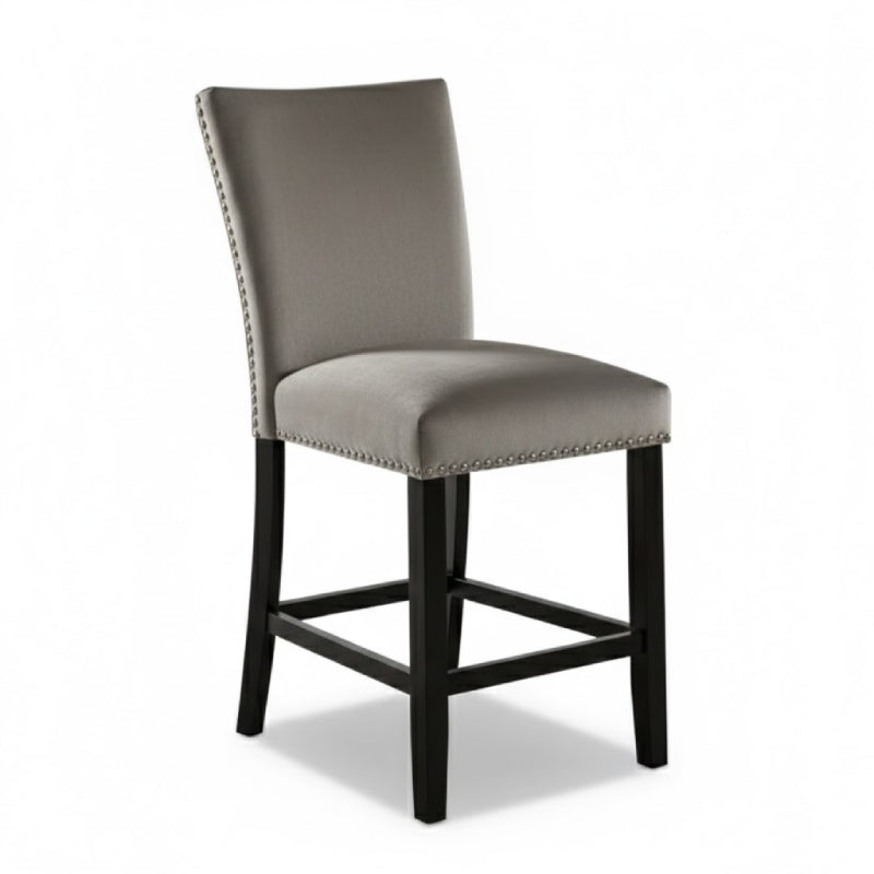 Bundle: Falcon Pub Dinning Set - Gray/Brown + Kelley Sectional Sofa by Best Home - Black