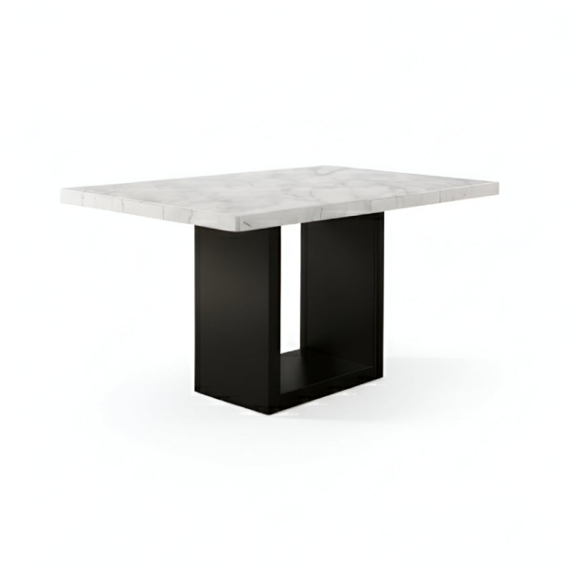 Bundle: Falcon Pub Dinning Set - Gray/Brown + Kelley Sectional Sofa by Best Home - Black