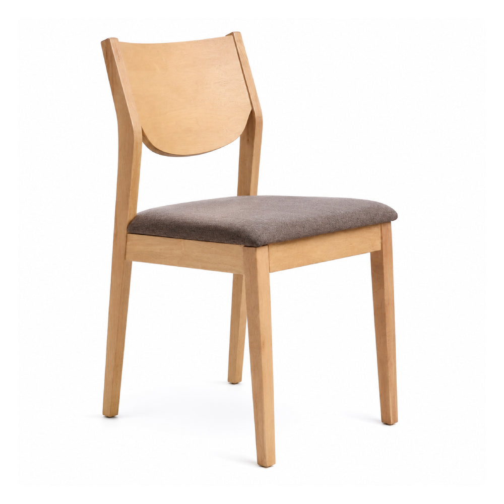 Opus Dining Table with 6 Ellie Chairs by Homelegance - Brown