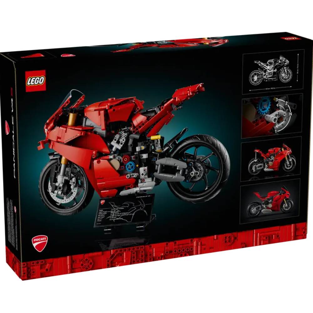 Lego Technic Ducati Panigale V4 S Motorcycle Building Toy Set (1603 - Pieces)