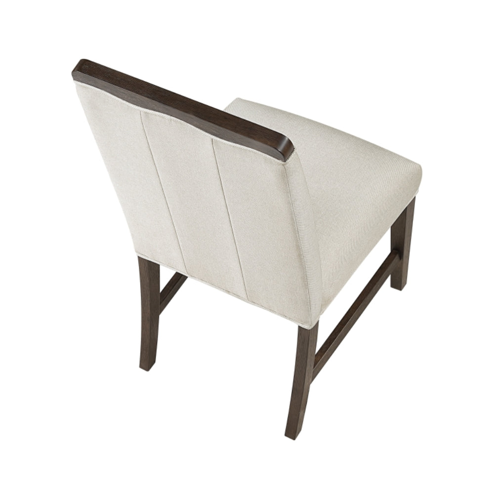 Nobel 38.5" Side Chair (1-Piece) by Homelegance - White/Brown