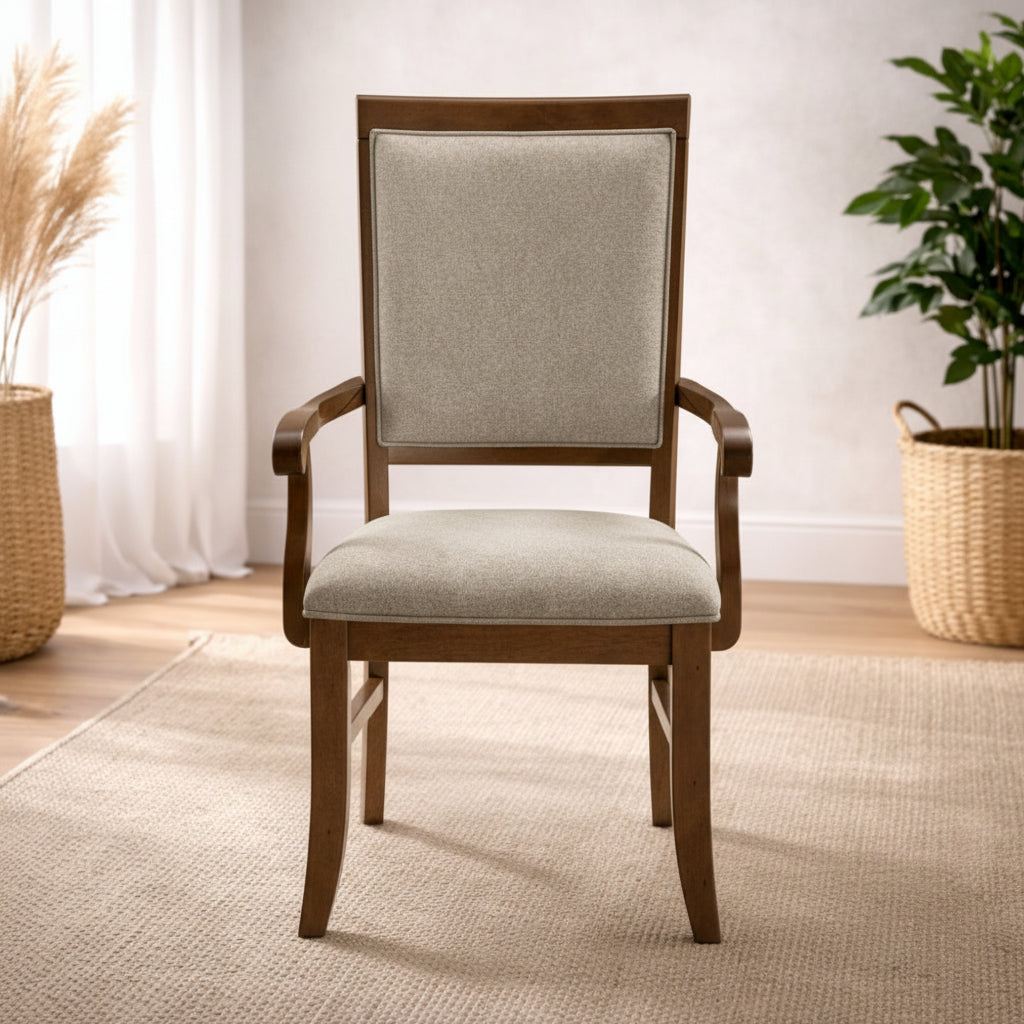 Toledo (7-Piece) Dining Table Set by Elements - Brown/Gray