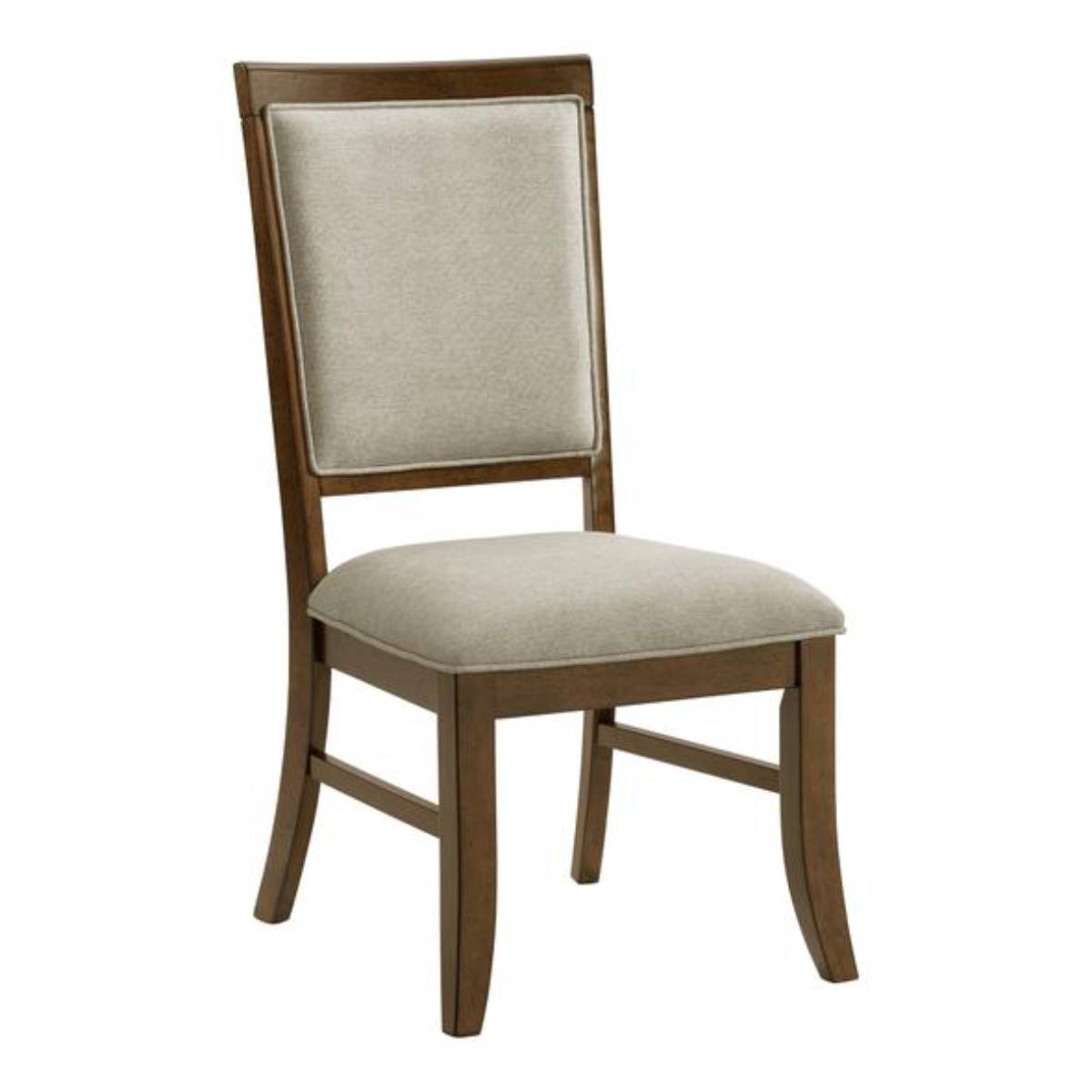 Phillipe 41" Side Chair by Elements (2-Pieces) - Brown/Gray