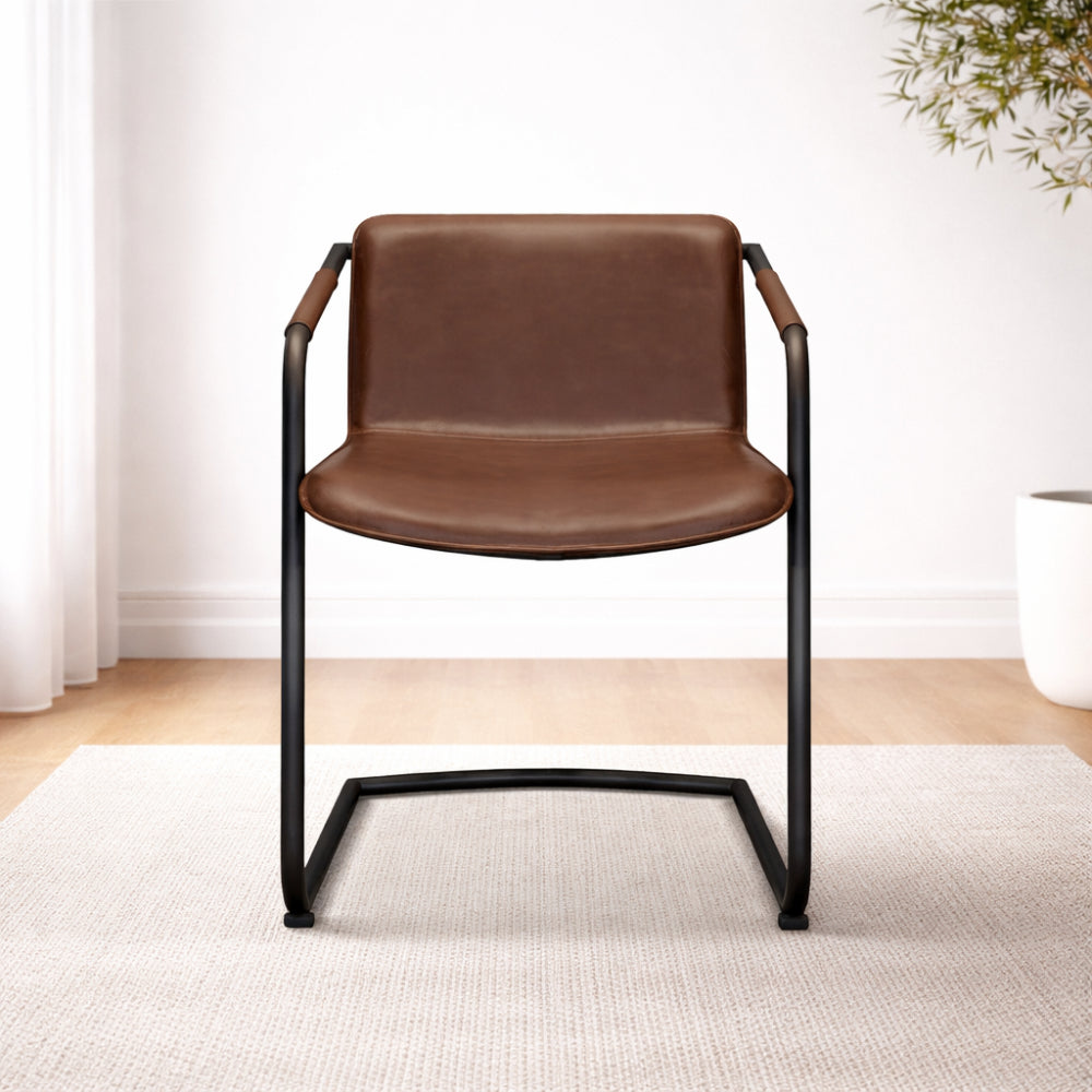 Silla de comedor Juno de 18" de Primitive Collections (juego de 2) - Chocolate