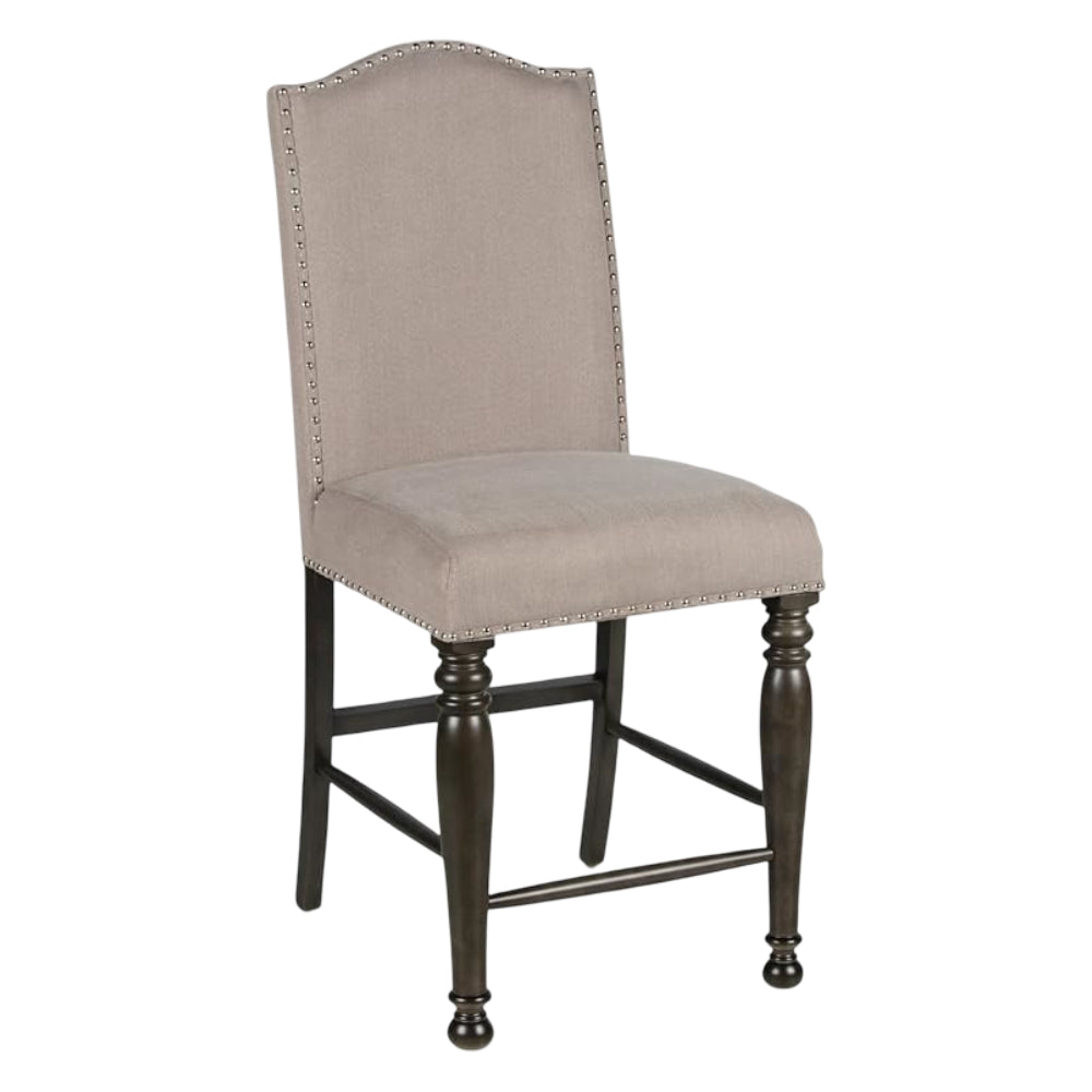 Caswell 45" Counter Chair (1-Piece) by Steve Silver Company - Beige/Brown