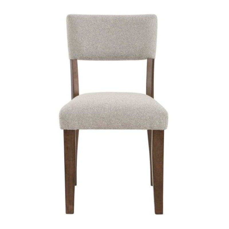 Wade 37" Side Chair by Steve Silver Company - Brown/White