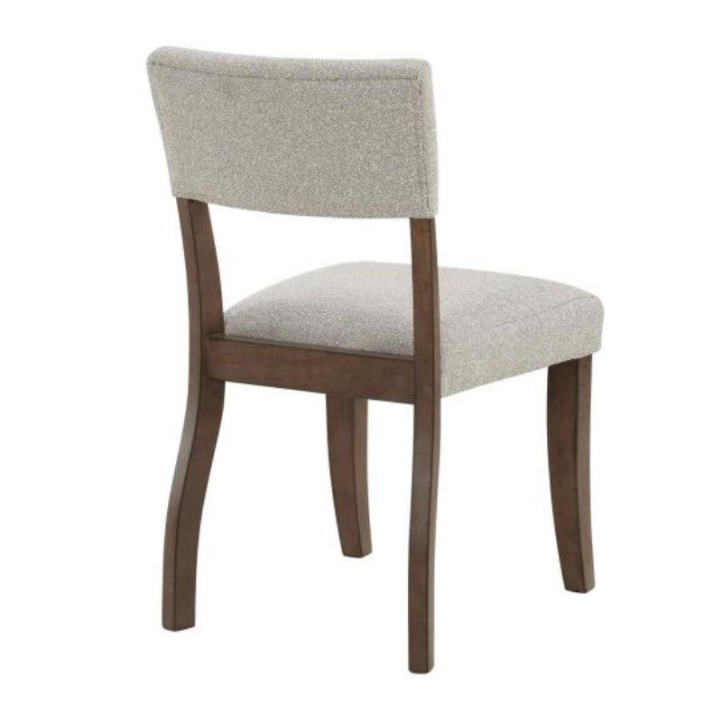 Wade 37" Side Chair by Steve Silver Company - Brown/White