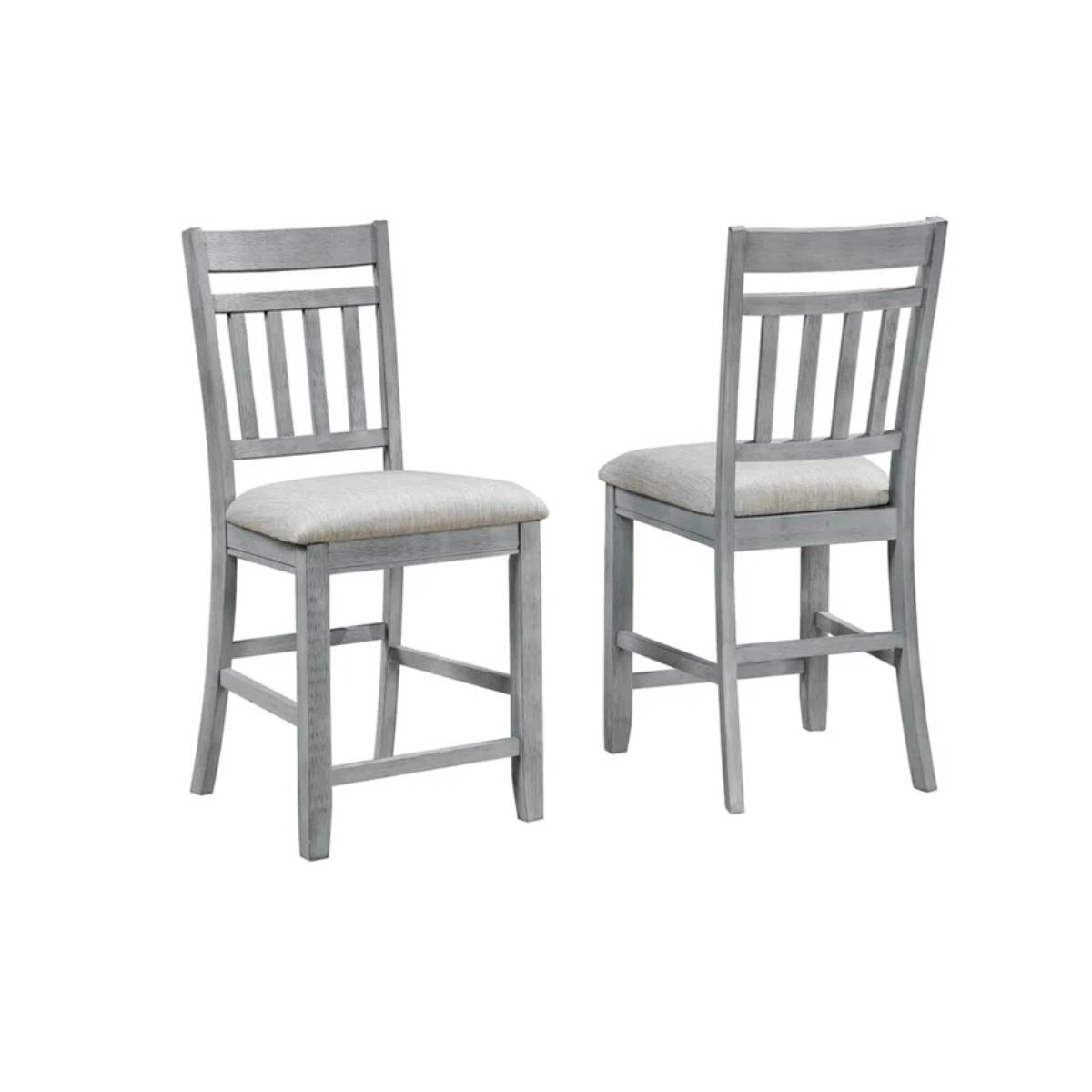 Riverdale 24" Pub Chair Set by Vilo Home - Gray