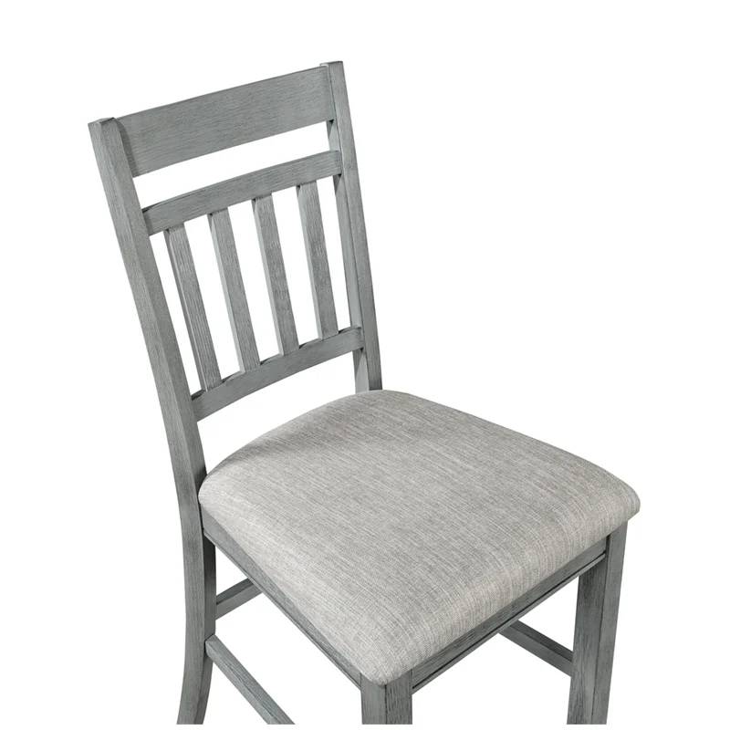 Riverdale 24" Pub Chair Set by Vilo Home - Gray