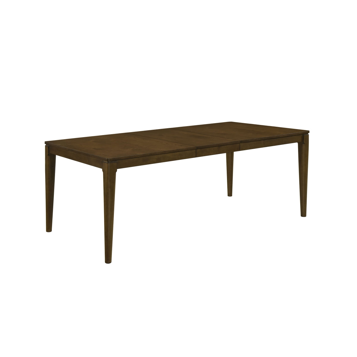 Dining Table with Self-Storing Leaf by Homelegance - Brown